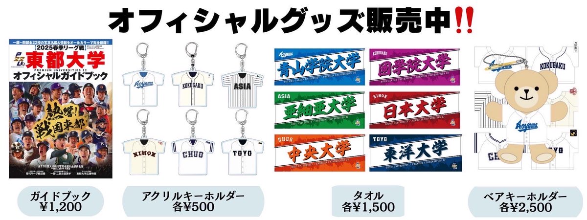 オフィシャルグッズ販売中‼️／ □グッズ内容 ガイドブック:1,200円