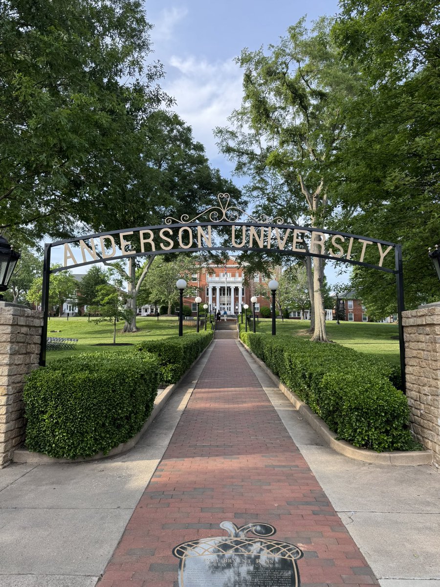 This last graduation at <a href="/AndersonUnivSC/">Anderson University</a> I am thankful for the friends the Lord has blessed me with here. Thanks to <a href="/MichaelDuduit/">MichaelDuduit</a> and my colleagues at <a href="/AUMinistry/">Anderson University Christian Studies</a> for your partnership in the gospel. Thanks to my colleagues across our campus for your encouragement and support.