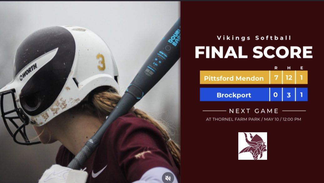 Mendon Varsity SB tweet media