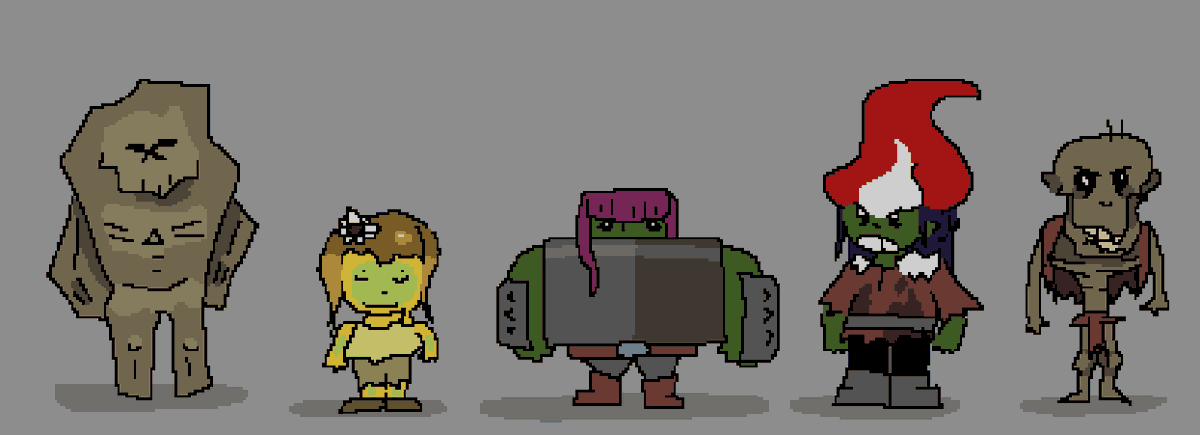 the hominids, as seen in the mod hominid
#minecraft