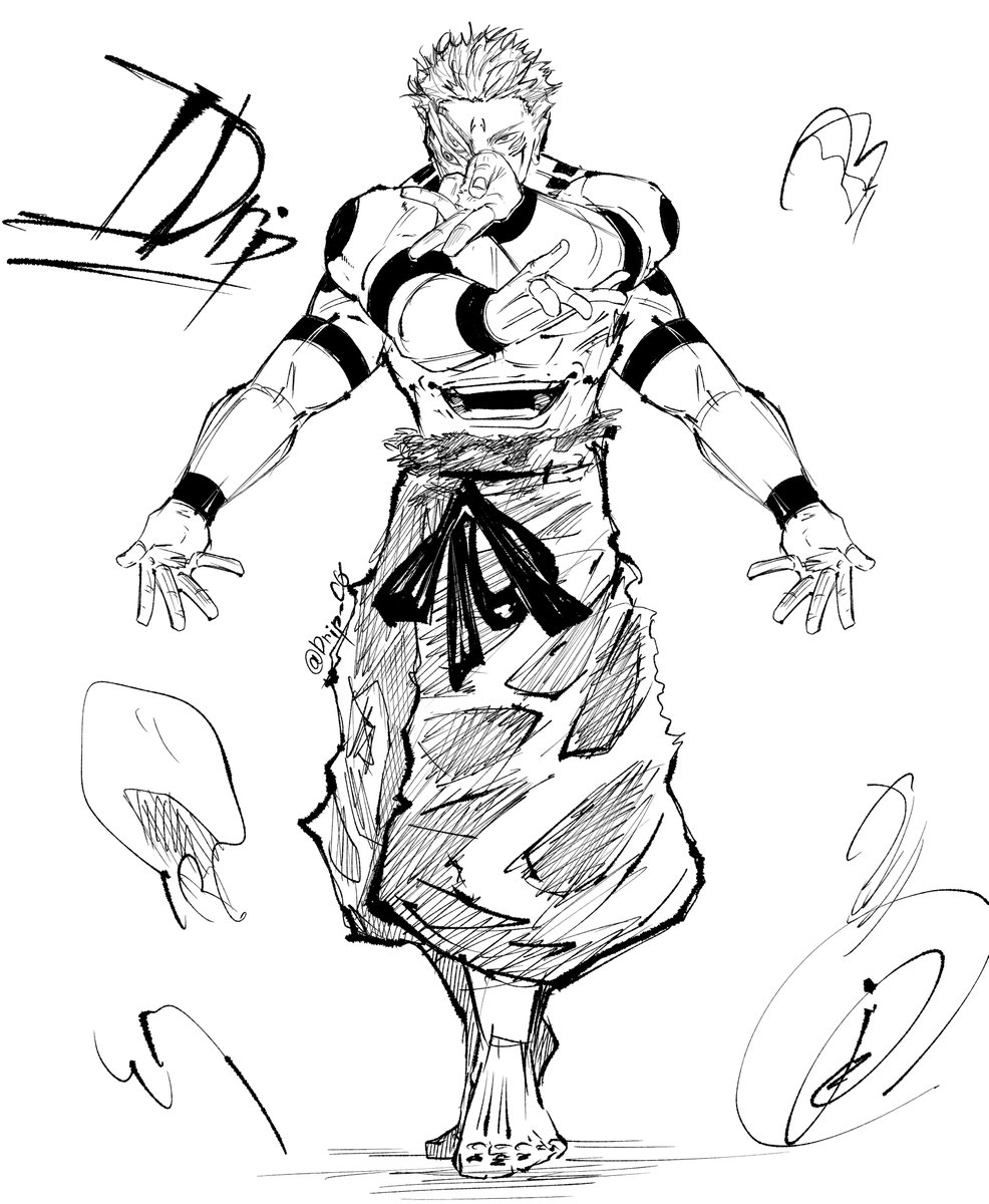 Drip_C0's tweet image. Sukuna 
#JujutsuKaisen #jjk #ryomensukuna #rkgk