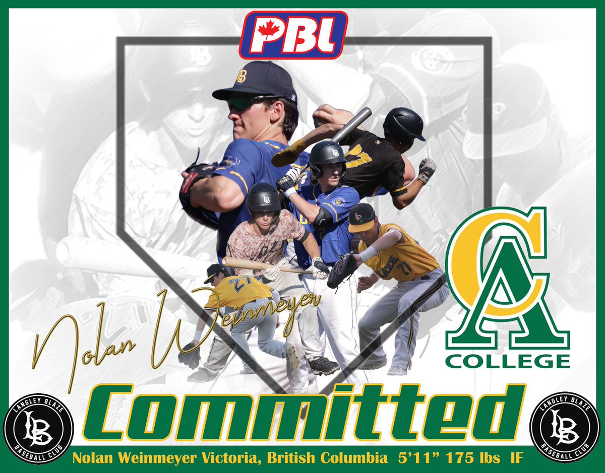 Langley Blaze ๐จ๐ฆ (@langleyblaze) on Twitter photo Congratulations to Nolan Weinmeyer on his commitment to Central Arizona College
#BlazeCommitted
<a href="/NWeinmeyer/">Nolan Weinmeyer</a> || <a href="/CAC_BaseballDB9/">Central AZ Baseball</a> Congratulations to Nolan Weinmeyer on his commitment to Central Arizona College
#BlazeCommitted
<a href="/NWeinmeyer/">Nolan Weinmeyer</a> || <a href="/CAC_BaseballDB9/">Central AZ Baseball</a>
