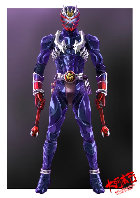 頭空っぽラクガキ990「仮面ライダー響鬼」から「音撃戦士 響鬼」20周年という事で描いた。描いてみて思ったが塗りが難しいでもやっぱり自分の中では上位に好きなライダーです。#仮面ライダー響鬼#響鬼二十周年 