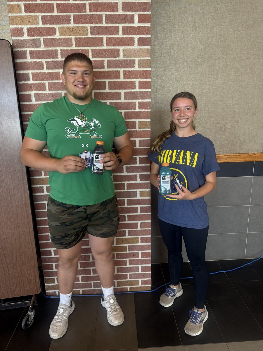 Congratulations to our Bluejays of the meet from Raymond Central! Landon Sabota PR’d by nearly 2ft in the shot put to take 4️⃣th &amp; PR’d by 10ft in the discus! Zoey Smith broke her own school record, placing 🥇, in the 3200! 💪🏼 👏🏼