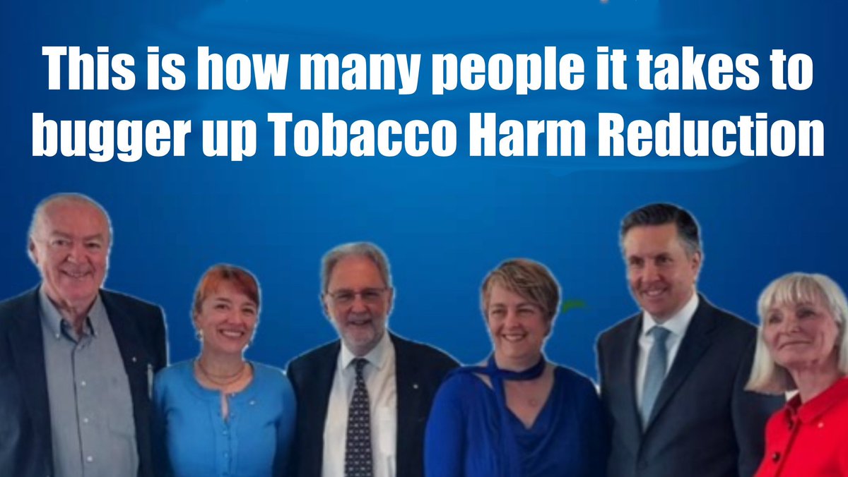 They denied the real science. 
They denied harm reduction. 
They denied their failures.
They denied the real experts! 
They denied the consumers! 
With 24000 deaths from smoking every year, it’s time to get the real experts in! 
This disaster must end!
