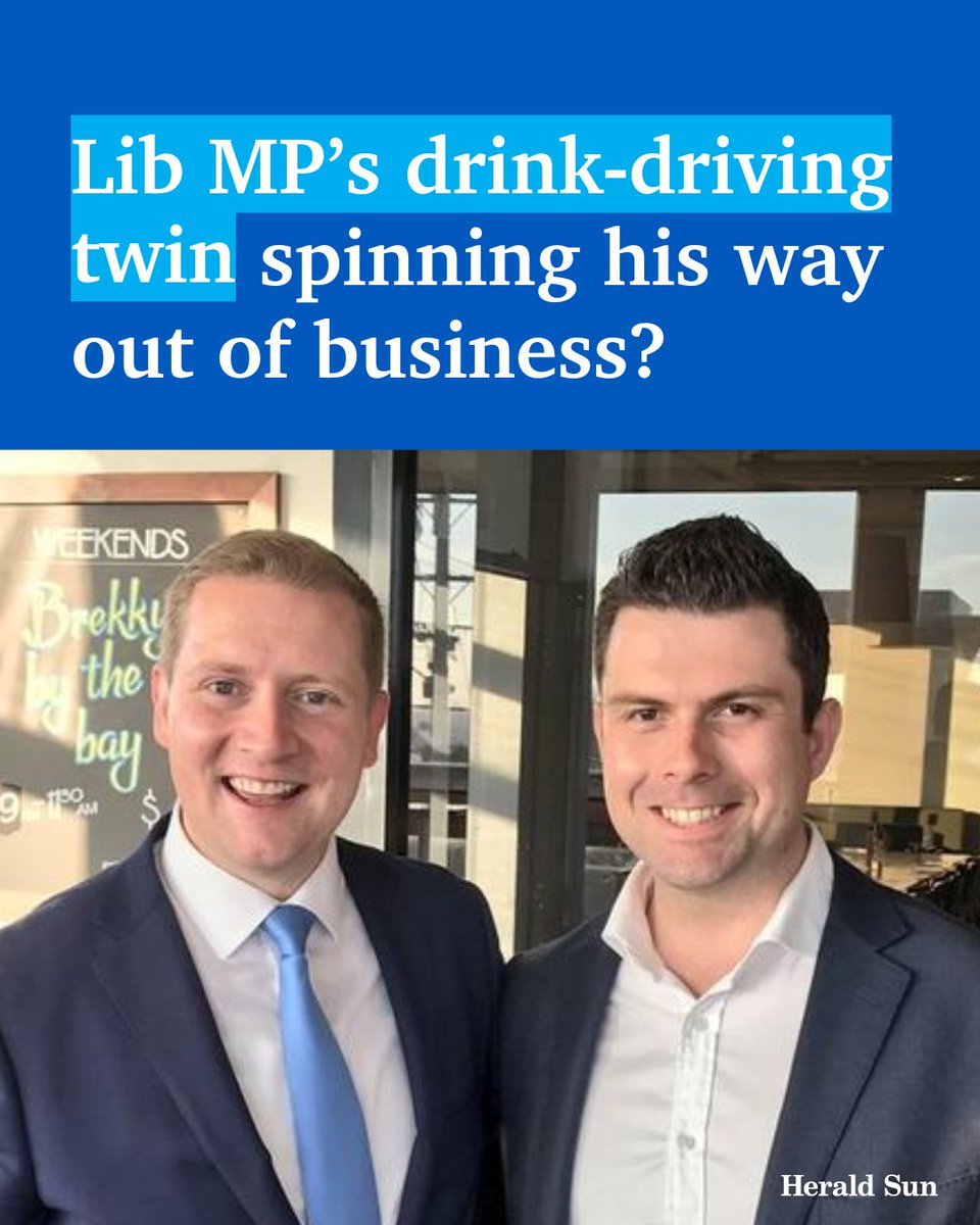 Fate seems to have has finally caught up with drink-driving offender Brendan Rowswell, the businessman and twin of state shadow environment minister Brad Rowswell, after exceeding the limit last year and recently blowing over three times the limit > bit.ly/4jIvfME
