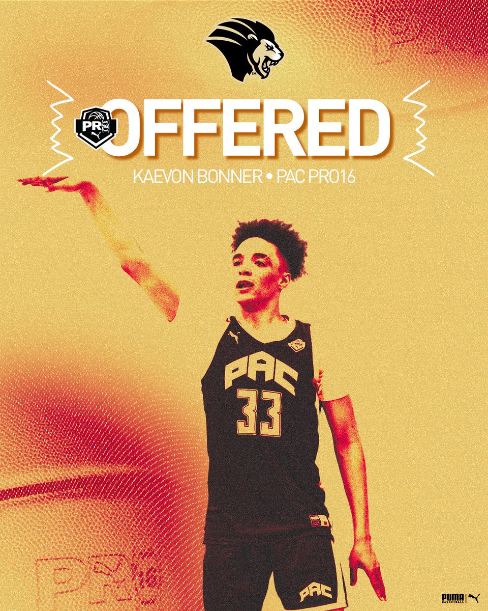 PRO16/NXTPRO League (@pro16league) on Twitter photo Congratulations to Kaevon Bonner of PAC PRO16 for receiving an offer from Purdue Northwest‼️
#PRO16Family | <a href="/PUMAHoops/">PUMA Basketball</a> Congratulations to Kaevon Bonner of PAC PRO16 for receiving an offer from Purdue Northwest‼️
#PRO16Family | <a href="/PUMAHoops/">PUMA Basketball</a>