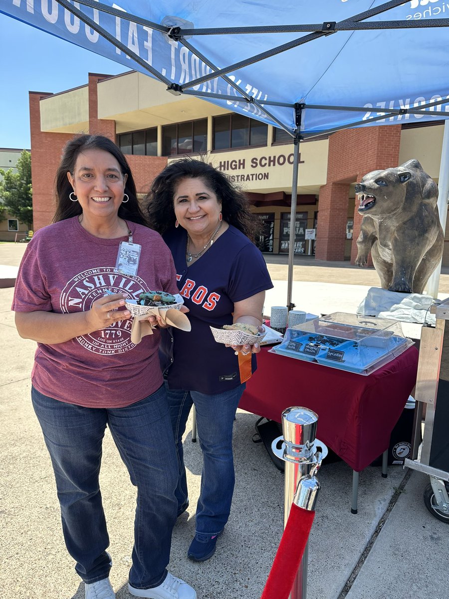 Sweet treats from The Baked Bear for our teachers today! <a href="/PSJAECHS/">PSJA Early College High School</a> has the most Amazing teachers who we appreciated this week and every day of the year for their commitment, love, and passion for teaching our Bears!