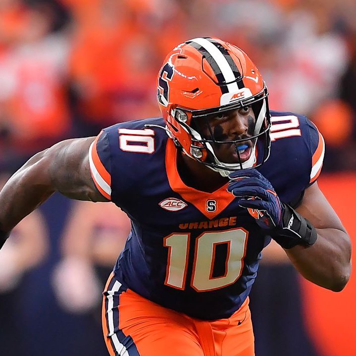 Aiden Ezeiruaku (@aideneze19) on Twitter photo After a great conversation with Coach <a href="/Coach_E_Rob/">Coach E. Rob</a> I AM TRULY BLESSED TO RECEIVE MY FIRST D1 OFFER FROM SYRACUSE UNIVERSITY🍊AGTG!!!
<a href="/FranBrownCuse/">Fran Brown</a> <a href="/RivalsFriedman/">Adam Friedman</a> <a href="/BrianDohn247/">BrianDohn247</a> <a href="/MohrRecruiting/">Brian Mohr</a> <a href="/HSSportsNJ/">NJ.com HS Sports</a> <a href="/247Sports/">247Sports</a> <a href="/McAllisterMike1/">Mike McAllister</a> <a href="/freddykingmaker/">Freddie Alexander</a> <a href="/CoachFucetola/">Frank Fucetola</a> After a great conversation with Coach <a href="/Coach_E_Rob/">Coach E. Rob</a> I AM TRULY BLESSED TO RECEIVE MY FIRST D1 OFFER FROM SYRACUSE UNIVERSITY🍊AGTG!!!
<a href="/FranBrownCuse/">Fran Brown</a> <a href="/RivalsFriedman/">Adam Friedman</a> <a href="/BrianDohn247/">BrianDohn247</a> <a href="/MohrRecruiting/">Brian Mohr</a> <a href="/HSSportsNJ/">NJ.com HS Sports</a> <a href="/247Sports/">247Sports</a> <a href="/McAllisterMike1/">Mike McAllister</a> <a href="/freddykingmaker/">Freddie Alexander</a> <a href="/CoachFucetola/">Frank Fucetola</a>