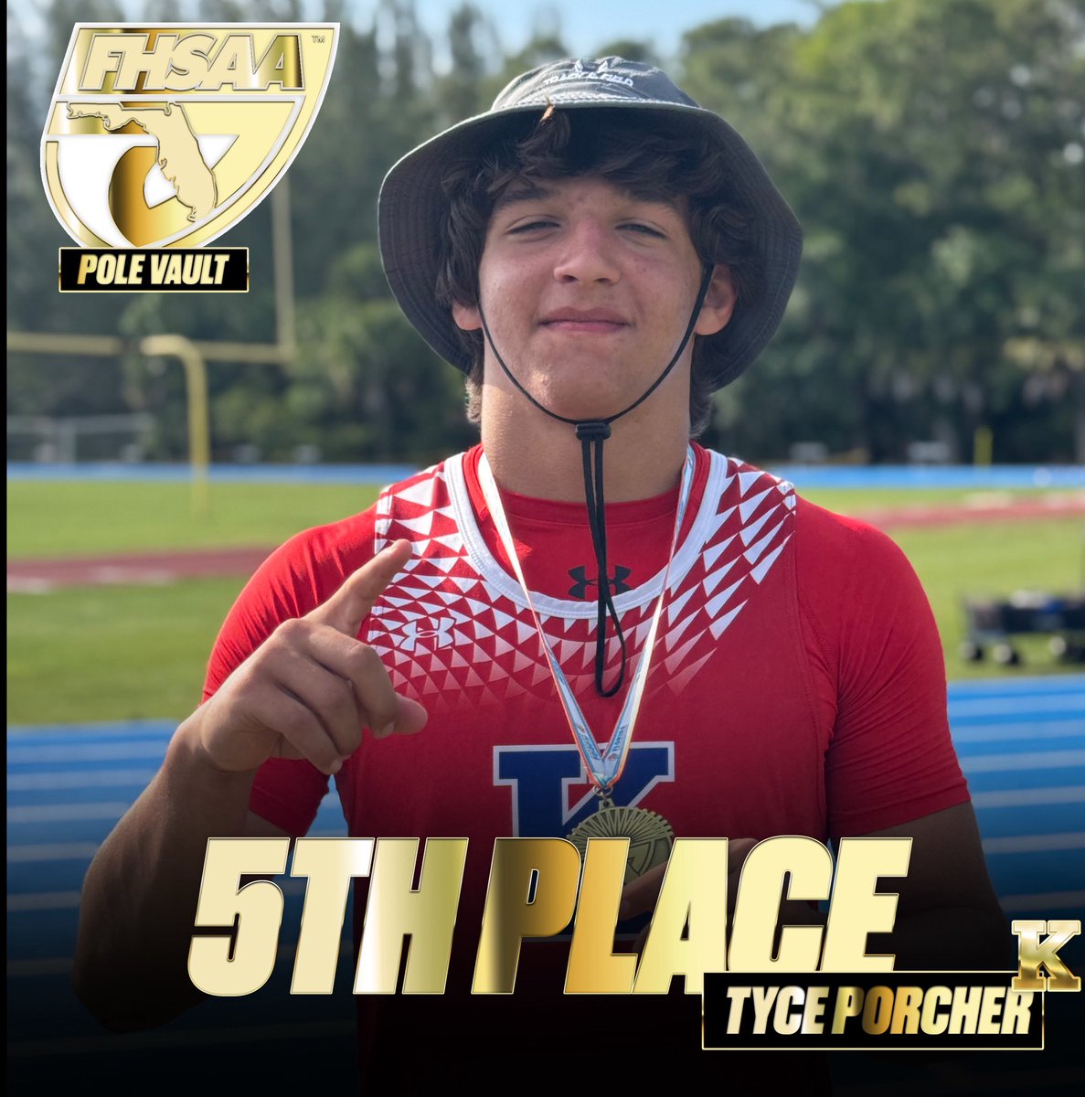 The King’s Academy Athletic Dept. (@tkalions) on Twitter photo Tyce Porcher caps off a fantastic year with a 5th place finish in Pole Vault at state! Tyce was a state qualifier in weightlifting and wrestling as well this year. #tkatrack <a href="/TKAWPB/">The King's Academy</a> <a href="/pbphighschools/">Post on High Schools</a> <a href="/ESPNWestPalm/">ESPN WEST PALM (106.3 FM)</a> Tyce Porcher caps off a fantastic year with a 5th place finish in Pole Vault at state! Tyce was a state qualifier in weightlifting and wrestling as well this year. #tkatrack <a href="/TKAWPB/">The King's Academy</a> <a href="/pbphighschools/">Post on High Schools</a> <a href="/ESPNWestPalm/">ESPN WEST PALM (106.3 FM)</a>