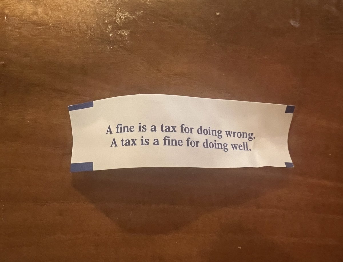 Some fortune cookie company hired a libertarian