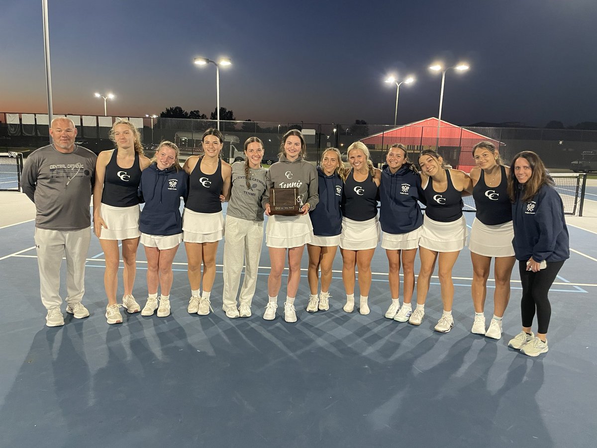 Central Catholic Athletics (@lcc_athletics) on Twitter photo For the 1st Time in Central Catholic School History, Girls Tennis is Conference Champions! <a href="/INHoosierConf/">Hoosier Conference</a> Congratulations <a href="/GirlsLcc/">LCC Girls Tennis</a> ! <a href="/diolafin/">Diocese of Lafayette in IN</a> <a href="/lafacatholic/">Lafayette Catholic School System</a> For the 1st Time in Central Catholic School History, Girls Tennis is Conference Champions! <a href="/INHoosierConf/">Hoosier Conference</a> Congratulations <a href="/GirlsLcc/">LCC Girls Tennis</a> ! <a href="/diolafin/">Diocese of Lafayette in IN</a> <a href="/lafacatholic/">Lafayette Catholic School System</a>