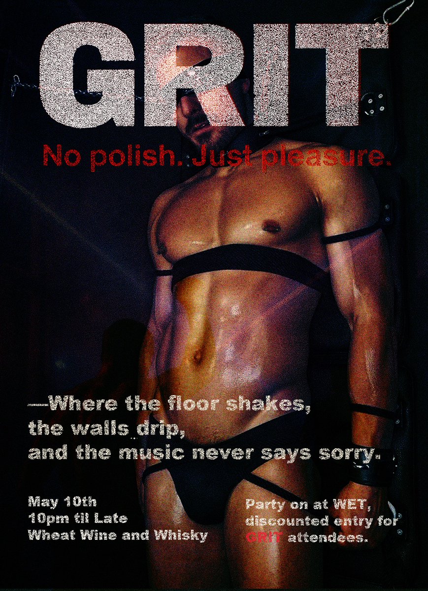 GRIT EDM PARTY
Saturday 10 May 2025, 10pm
Basement, 284 Smith St Collingwood

The energy’s raw, the vibes are real

NO POLISH, JUST PLEASURE

🎧 DJ WILSEY
🎧 DJ BUMP IN THE NIGHT
🎧 DJ RUBY

No pretence. No fluff. Dress in layers you’re ready to lose

Link to tix in bio

#recon