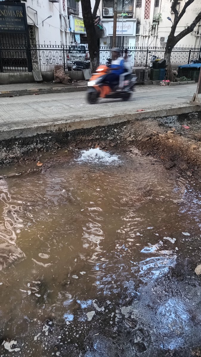 Water Leakage in front of Landmarks Bld, Poonam Nagar.
<a href="/mybmcWardKE/">Ward KE BMC</a> <a href="/mybmc/">माझी Mumbai, आपली BMC</a> 
Take Action
<a href="/zoru75/">Zoru Bhathena</a>