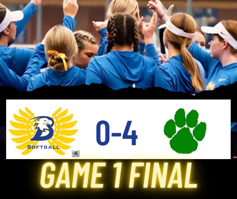 Brock 0 Monahans 4
Game 1
Game 2 tomorrow @ 1pm 
Angelo State University 
“LET’S PLAY 2”