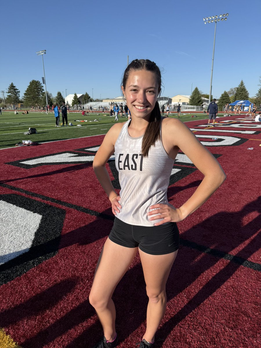 Juliet Zink soars to a 3rd place finish in pole vault and all-conference honors!