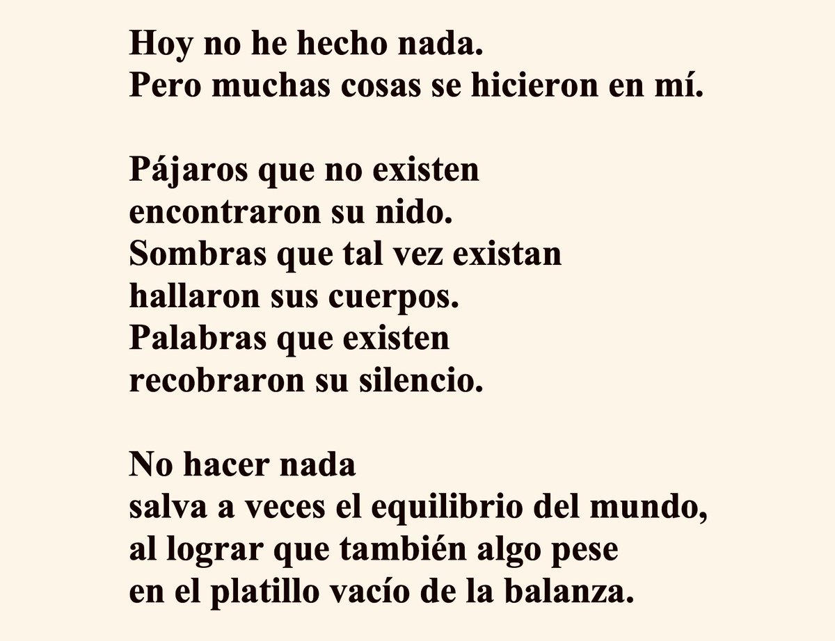 Un poquito de Juarroz en este día de las aves 🪶