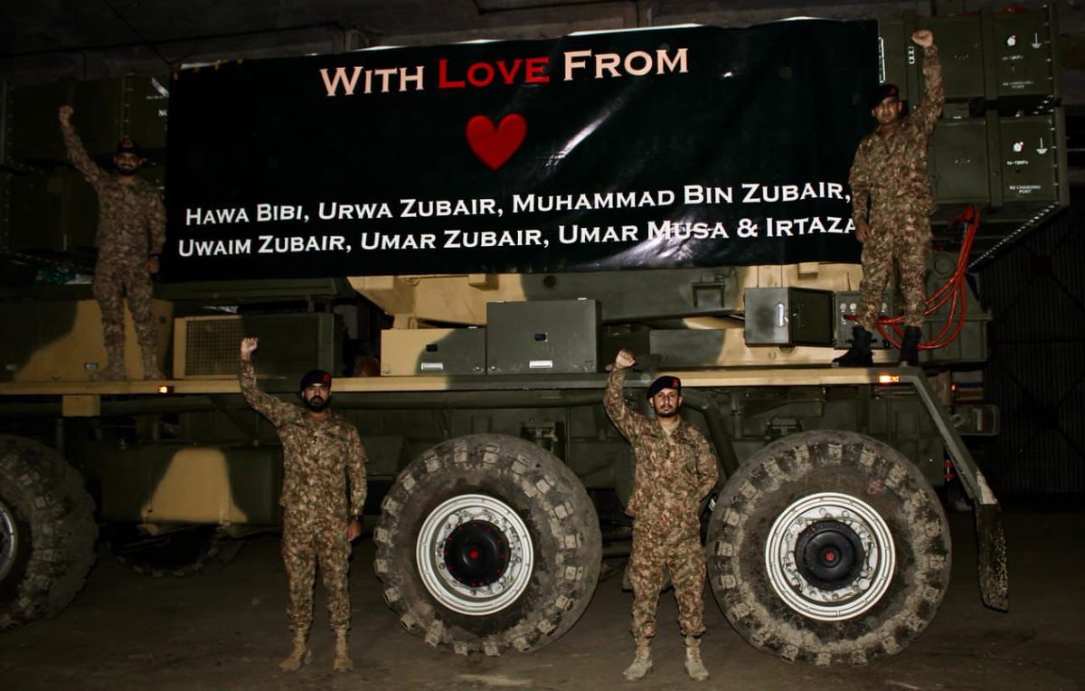 ShamaJunejo's tweet photo. Pakistan launched #Fatah missiles on the name of the martyred children. https://t.co/zM4QeXJ83U