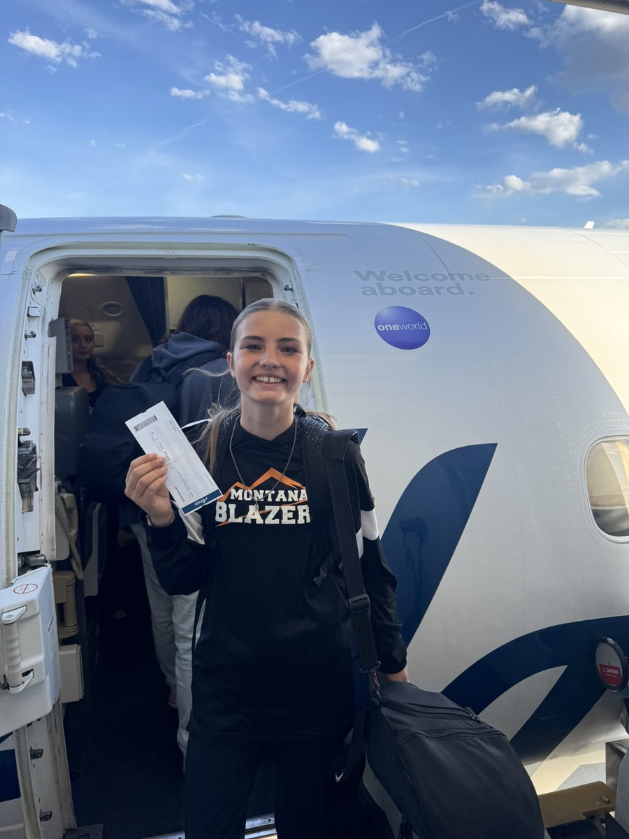 Next stop for my daughter and I, Seattle Washington for some AAU Montana Blazers 🏀