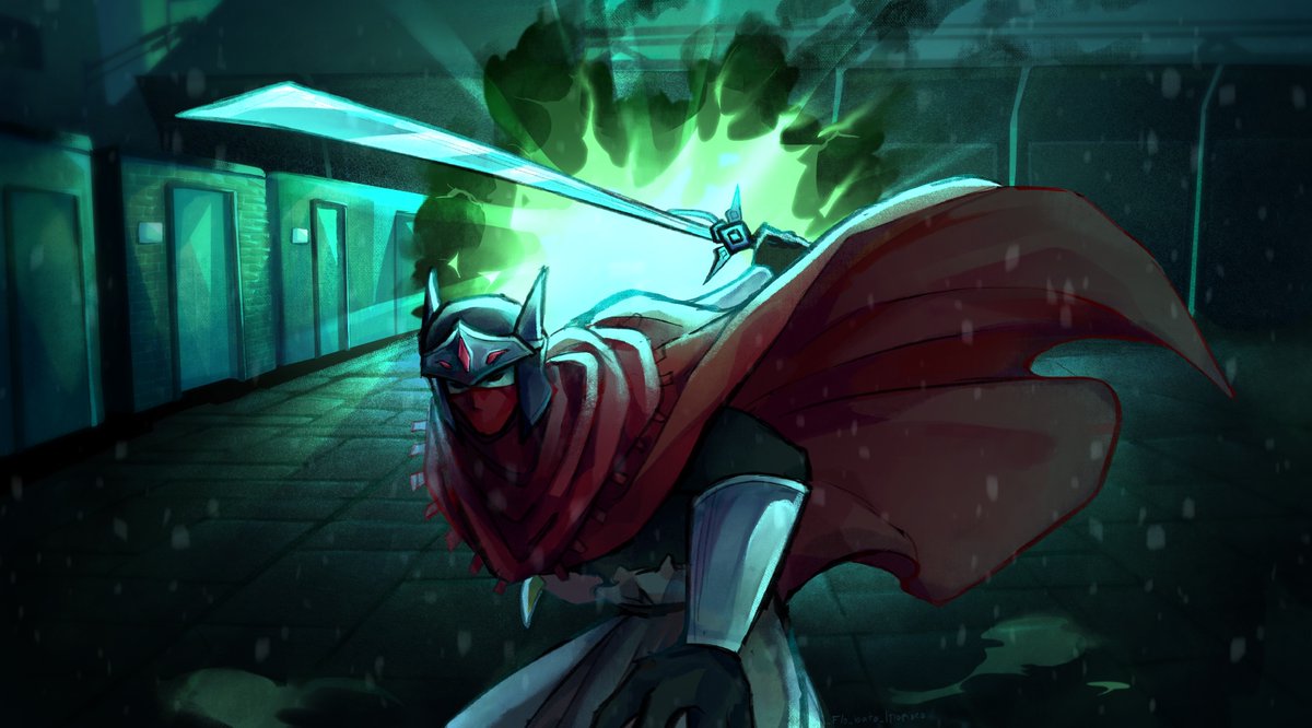 Tr0pisco's tweet image. Saw some really cool people do it, so here’s my indie cross redraw with my goat‼️

#HyperLightDrifter #indiecross2