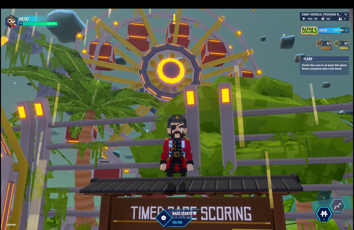 Definitely could've trained a bit more for this marathon in <a href="/TheSandboxGame/">The Sandbox</a> 🥵 tsbga.me/TheSandbox #AlphaSeason5