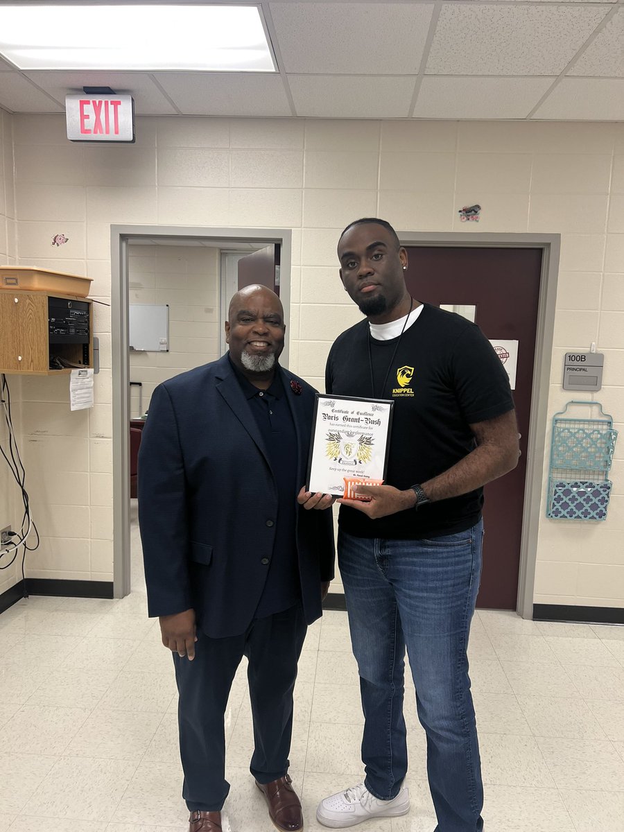 KEC_AISD's tweet image. Here’s to our other May Eagle of the Month recipient Mr. Grant Bush for always being willing to do whatever is needed. Salute!
