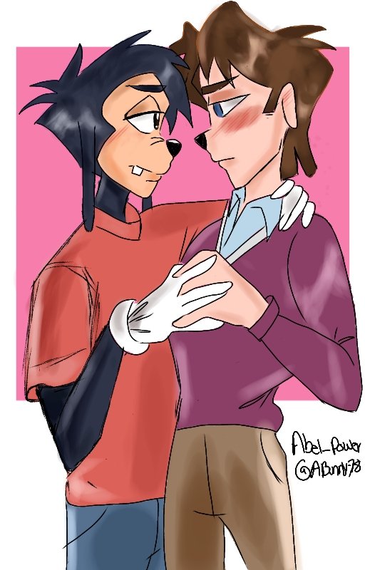 Dibujito de estos dos!! #Maxley #maxgoof #bradleyuppercrustiii