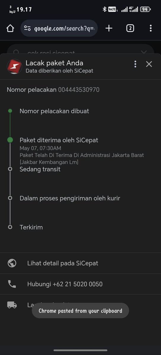 firearmy08's tweet photo. @sicepat_ekspres ini si cepat mau bangkrut kah? Kok no customer service nya gak aktif, di WA yg balas BOT doang..
Paket gw gak nyampe nyampe dari tgl 7 nyangkit di shorting center.. @ShopeeID  di tanyain juga bengong doang CS nya gak bisa ngasi solusi https://t.co/NTKubuuBpC