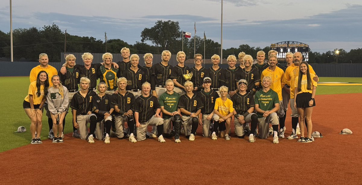 BOYD YELLOWJACKET BASEBALL (@boydjacketbsb) on Twitter photo Area Champs! Jackets sweep Paris Chisum winning game 2 11-0!
W: <a href="/mcintire_will/">Will McIntire-2027</a> 3ip, 0H, 7K, 0BB
HR: <a href="/_ElijahWebber_/">Elijah Webber</a>
Record 29–5
<a href="/3ATxHsBaseball/">3ATxHsBaseball</a> <a href="/WCMSports/">WCMSports</a> Area Champs! Jackets sweep Paris Chisum winning game 2 11-0!
W: <a href="/mcintire_will/">Will McIntire-2027</a> 3ip, 0H, 7K, 0BB
HR: <a href="/_ElijahWebber_/">Elijah Webber</a>
Record 29–5
<a href="/3ATxHsBaseball/">3ATxHsBaseball</a> <a href="/WCMSports/">WCMSports</a>