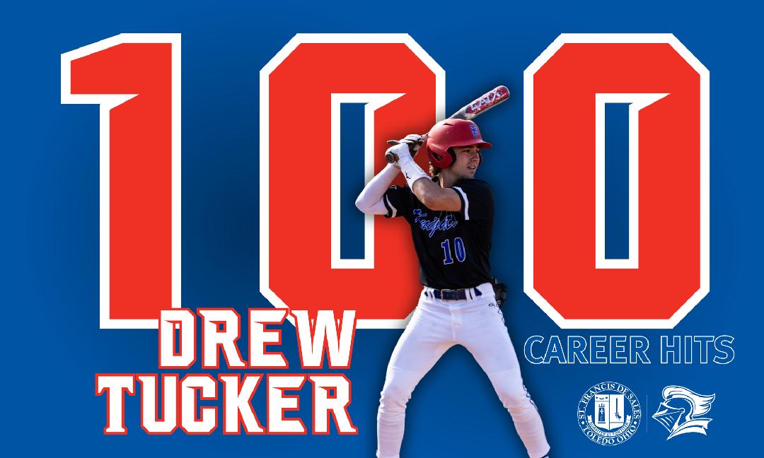 ⚾️ Career Milestone ⚾️ 

Senior Drew Tucker attained his 100th career hit on Thursday, May 8th, in a victory over St. John's Jesuit. Congratulations, Drew, on this tremendous accomplishment!

#GoKnights