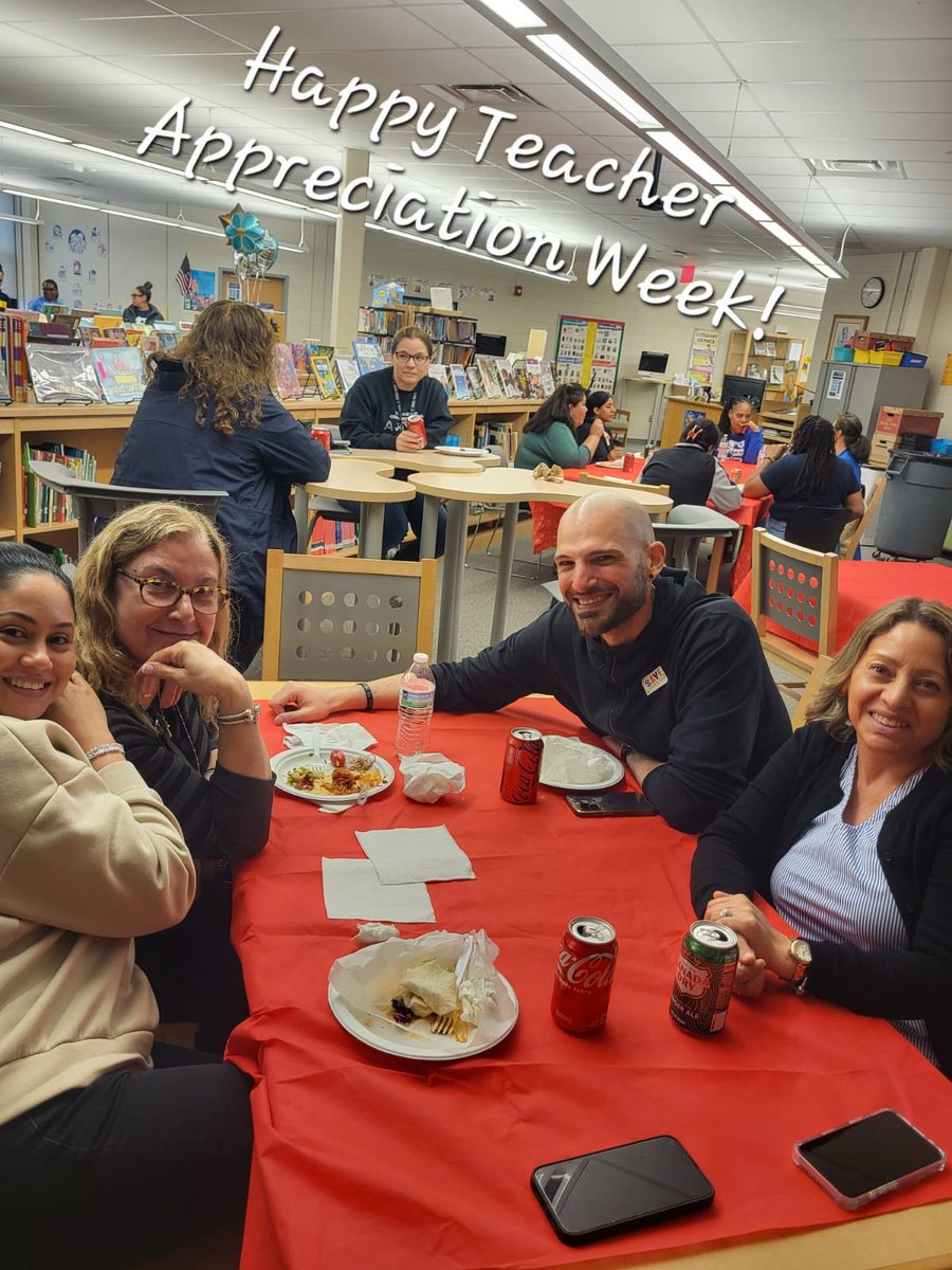 PaulRobesonNBPS's tweet image. Time to wrap up Teacher Appreciation Week with a full belly @PaulRobesonNBPS. Lots of fun and laughter as we end another successful week. You are appreciated each and every day! @kalanne02 @CrokerLife @BobbyHammEdu