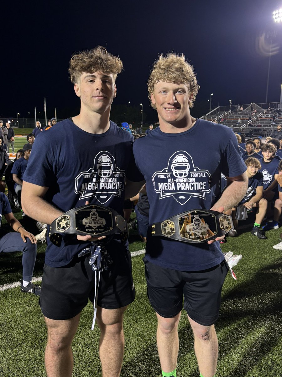 Matthew Grzechowiak (@coachmattgrz) on Twitter photo Congrats <a href="/Bgilliland24/">Brendan Gilliland</a> and <a href="/ColinGurley56/">Colin Gurley</a>! So many dudes balled out today but you guys took the MVPs!
<a href="/AFL_YorkPA/">AFL York PA</a> <a href="/CoachCregger/">Ben Cregger</a> <a href="/RussellStoner24/">Russell Stoner</a> Congrats <a href="/Bgilliland24/">Brendan Gilliland</a> and <a href="/ColinGurley56/">Colin Gurley</a>! So many dudes balled out today but you guys took the MVPs!
<a href="/AFL_YorkPA/">AFL York PA</a> <a href="/CoachCregger/">Ben Cregger</a> <a href="/RussellStoner24/">Russell Stoner</a>
