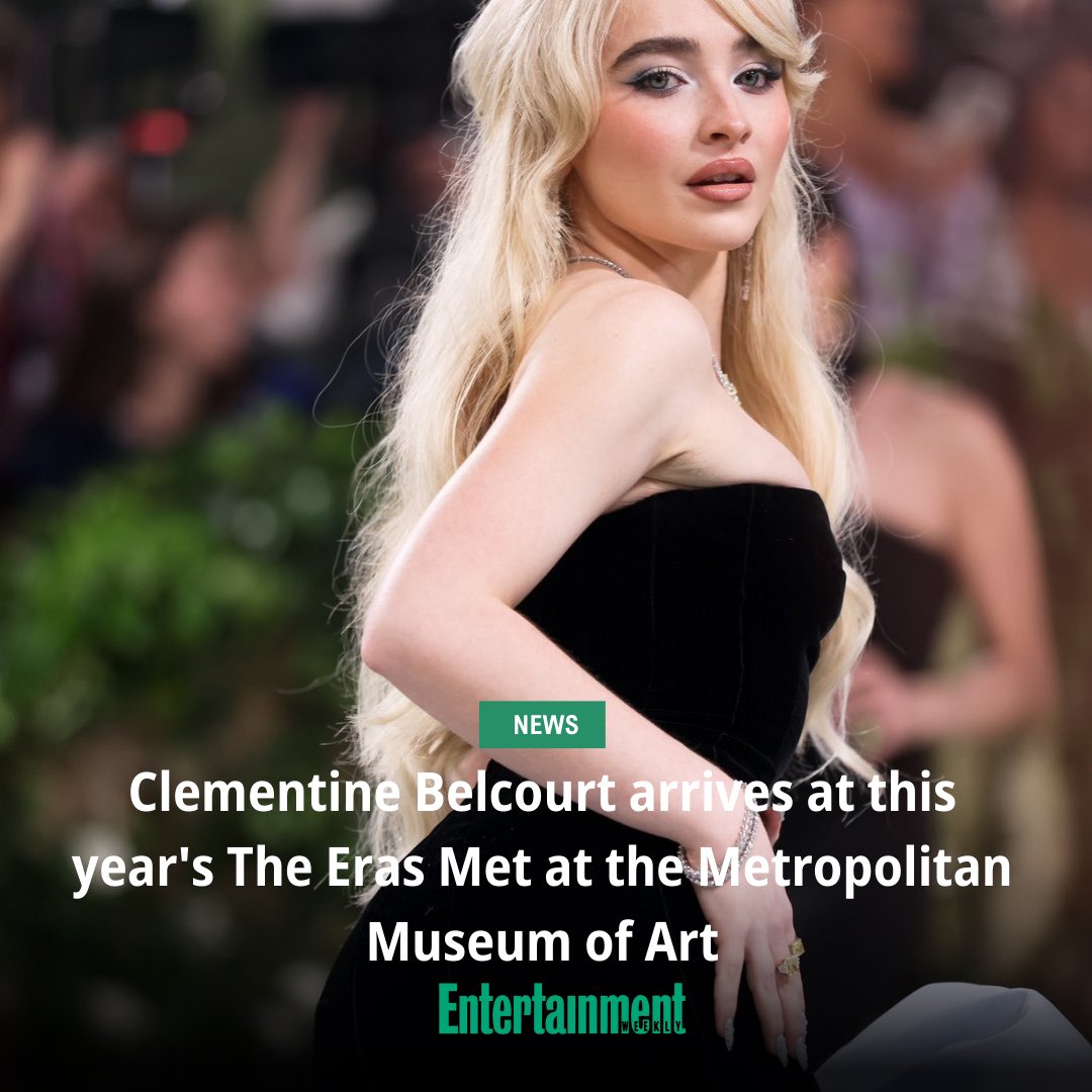 EWUpdatesRP's tweet image. ˓ 🗞️ ˒ 𝗘𝗇t𝗲𝙧t𝖺𝗂𝗇𝗺𝗲𝗇t 𝘞𝗲𝗲𝙠𝗹𝘆 ᴿᴾ
+ content in #EWUpdatesRP
𝗘͟𝘅͟𝗰͟𝗹͟𝘂͟𝘀͟𝗶͟𝘃͟𝗲͟ • Review • Interviews • More

New 𝙐𝙥𝙙𝙖𝙩𝙚!: 𝗖𝗹𝗲𝗺𝗲𝗻𝘁𝗶𝗻𝗲 𝗕𝗲𝗹𝗰𝗼𝘂𝗿𝘁 (@lemonbisou) arrives at this year's @TheErasMetRP at the Metropolitan Museum of Art.