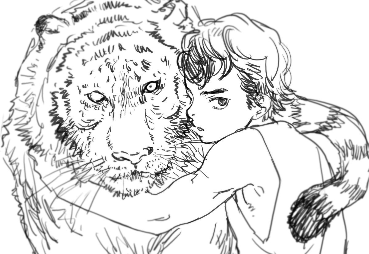 ちょっとちっちゃい十と🐯 