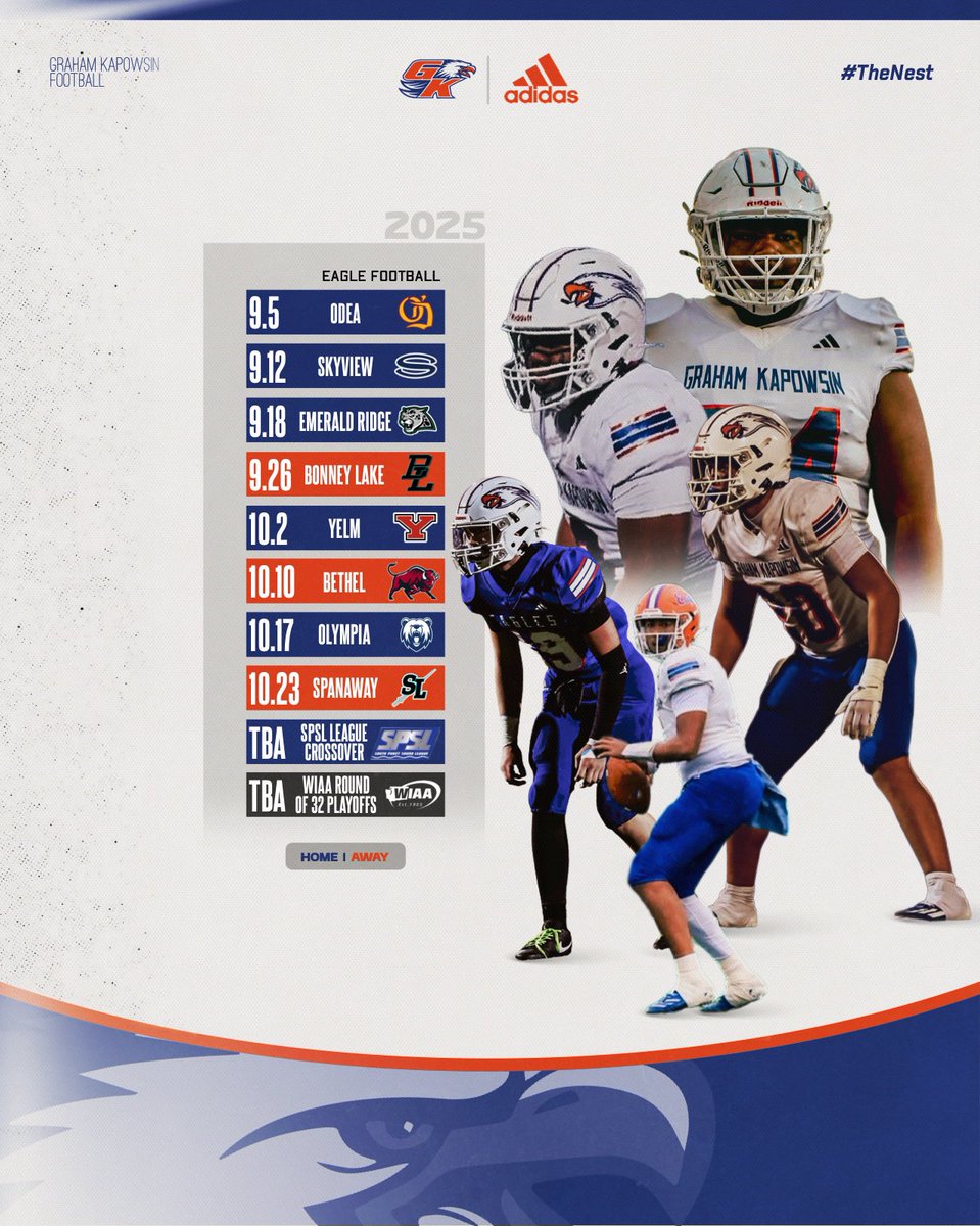 8 of the first 9 games at Art Crate for the Eagles in 2025?! Welcome to The Nest!