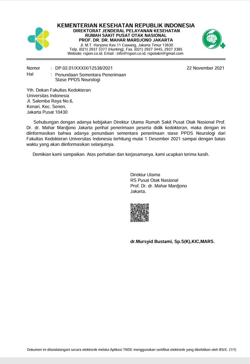 BGS : UI nolak kirim PPDS ke RS PON. 
Faktanya: FKUI justru udah kirim, RS PON minta tunda
BGS : Unpad &amp; UI ribut soal Dirut non-alumni.
Faktanya: nggak ada yang ribut.
*Yang ribut justru narasi pak Menteri*