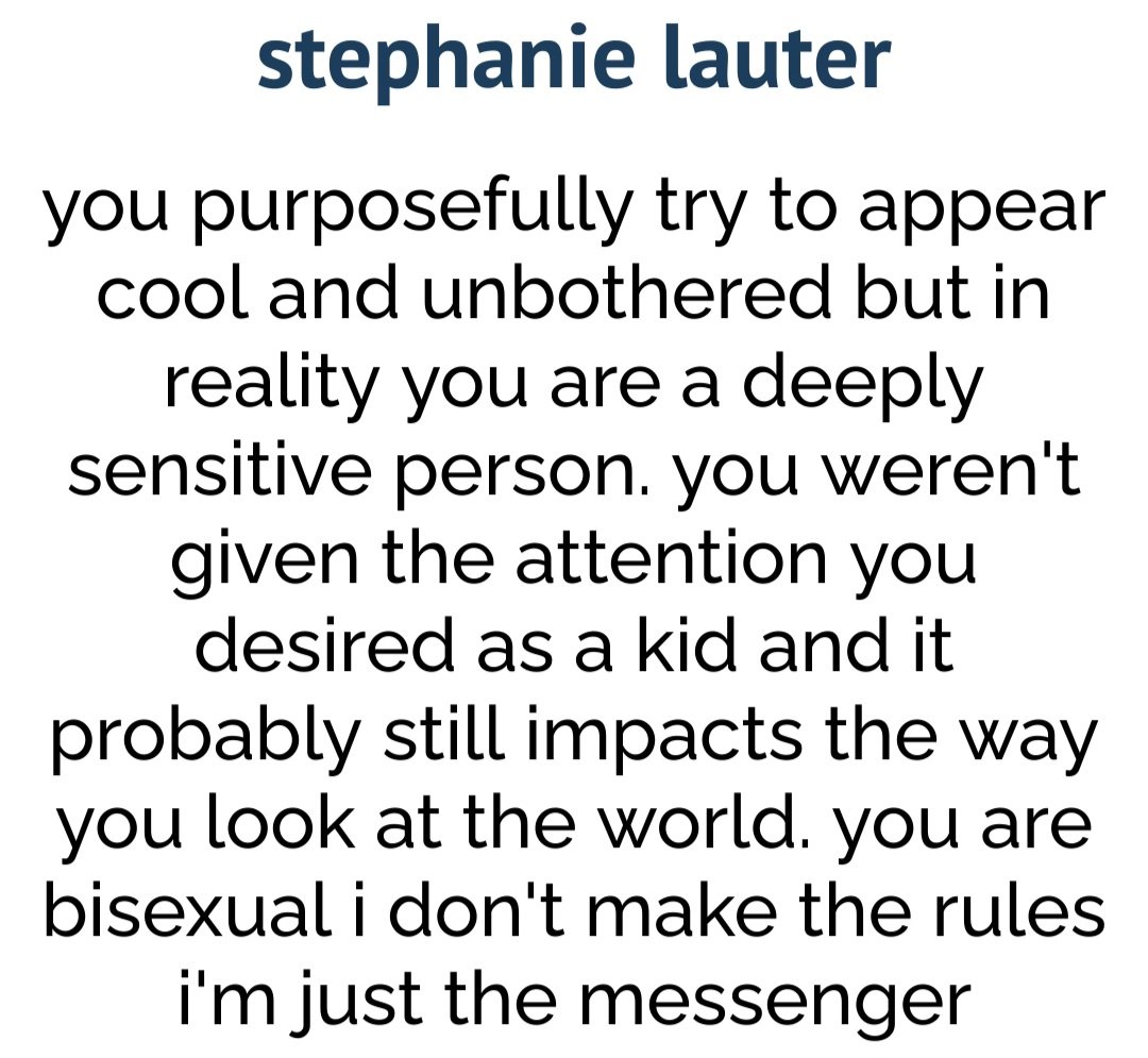 i'm a lesbian but other than that....yeah :D