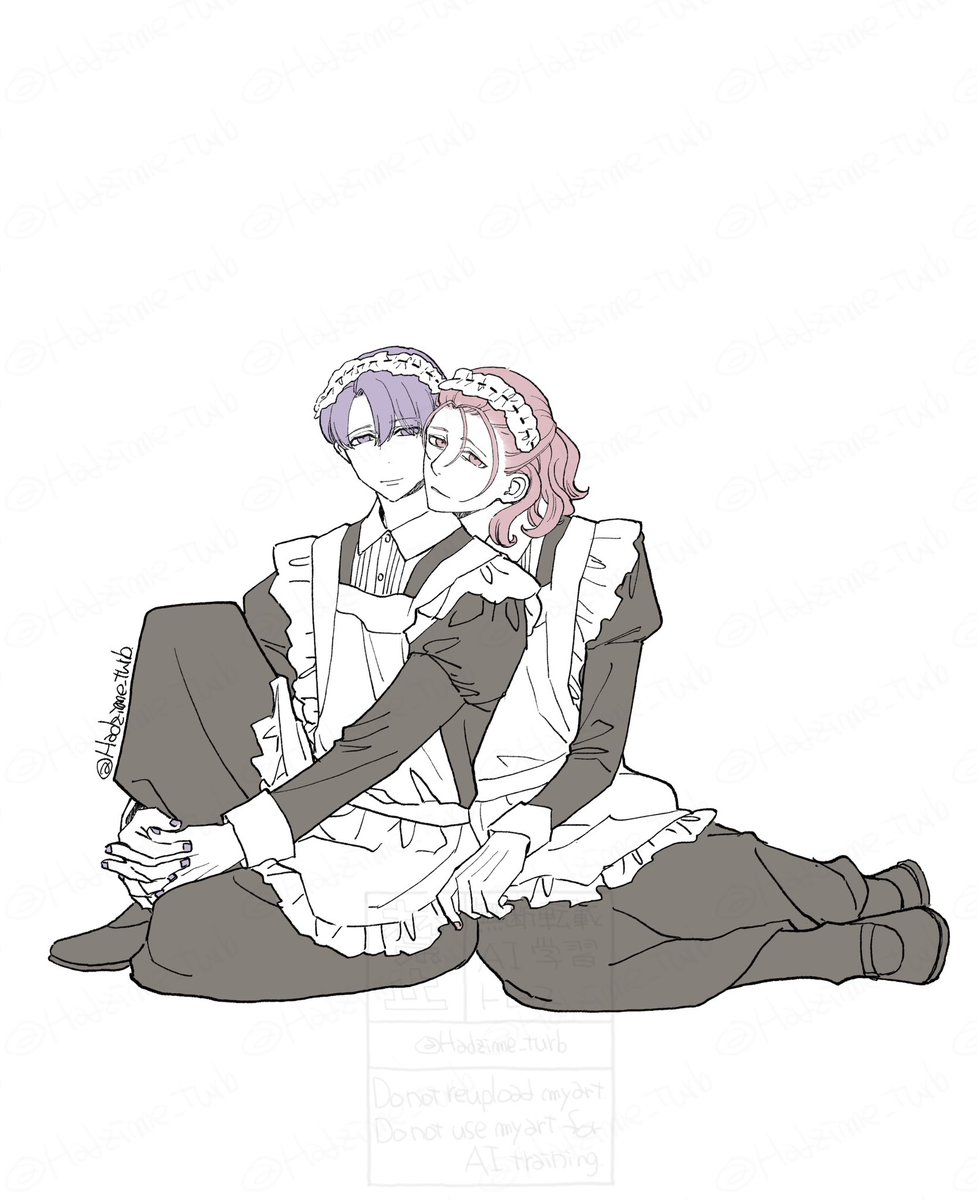 メイドの日なので、三か月ぶりのゆめかわメイドちゃんたちです　かわいくしてるのがお仕事です

 #_とうらぶメイド部