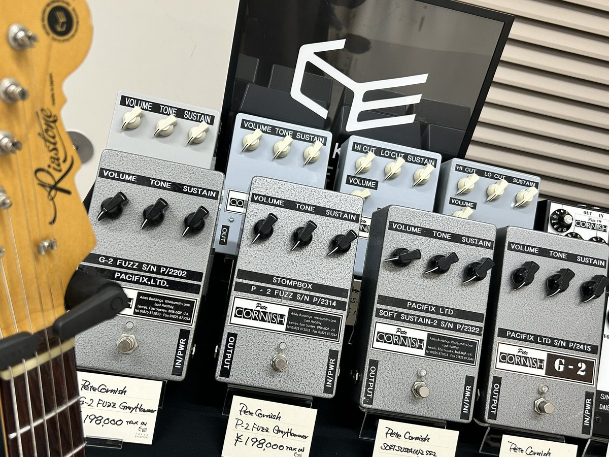 tokyo_effector's tweet photo. 5月10日(土)・5月11日(日)
サウンドメッセ in OSAKA 2025 出展中!
今年はPete Cornishを大放出!
圧巻のインパクトを誇る #GreyWall !
ぜひブースまでお越しください✨
#PeteCornish #サウンドメッセ2025 https://t.co/PHUTozAnfz