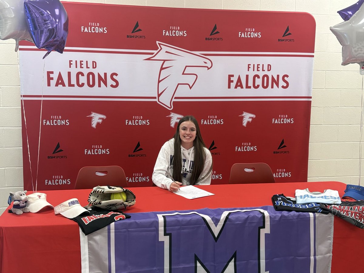 Congratulations to Mckayla Miller on her signing to continue her academic and softball career at Mount Union. 🥎