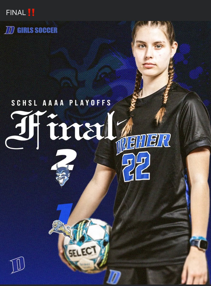 ⁦<a href="/dreherladyblue/">Dreher Lady Blue Devil Soccer</a>⁩ 3rd here we come!!!