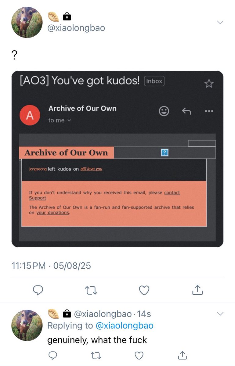 applepiesonu's tweet photo. jayke au but make it them as exes and jk doing a whole 100k word count ao3 fic abt them, only for jy to find it https://t.co/GOdChMUKYL