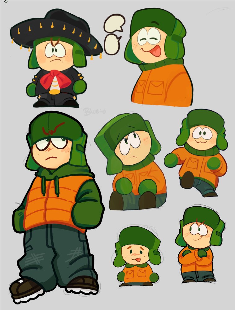 another kyle´s doodles
I can't stop drawing him ;;;;;
btw I tried to redesign his clothes a little bit
#KyleBroflovski #spkyle #SouthPark