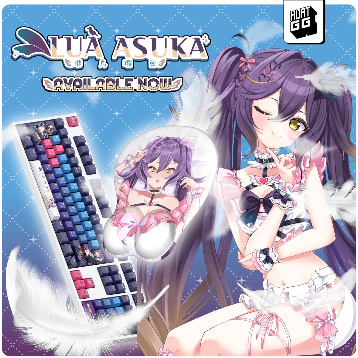 HuatGG's tweet photo. Today, we celebrate the birthday of the lovely @LuaAsuka_, and with it, we launch a truly special and meaningful desk setup collab — her graduation set. 💖🖱️🎀

#HuatGG #LuaAsuka #GraduationSet #VTuberMerch #ThankYouLua #DeskSetupDrop #VTuberCollab https://t.co/mLmnGNVW4O