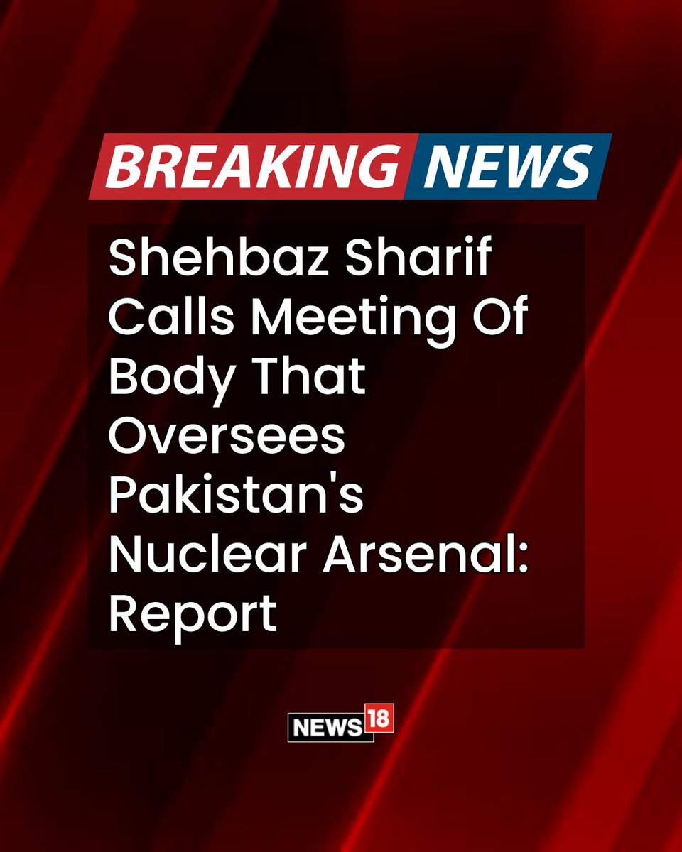 CNNnews18's tweet photo. In the wake of Pakistan’s launch of a military operation targeting multiple Indian bases, Prime Minister Shehbaz Sharif has convened an emergency meeting of the National Command Authority (NCA)

#BreakingNews #KashmirTerrorAttack #IndianArmy #Pakistan

https://t.co/x5eNR2yxaP https://t.co/z7gz7H5fZE