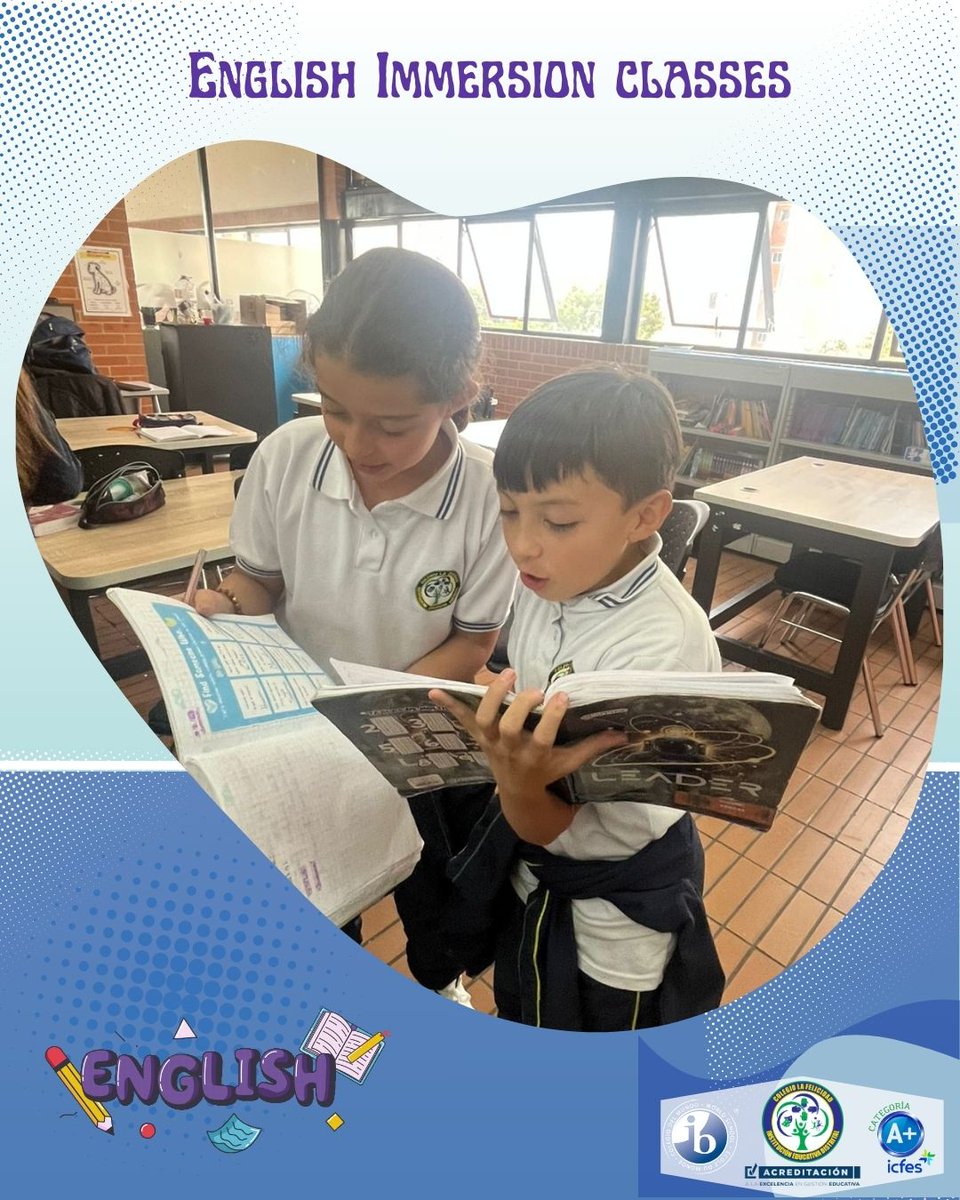 La_FelicidadIED's tweet image. 💬 In our English Immersion classes, sixth graders are learning about green actions to take care of the planet. Speaking activities play a key role in promoting language use and meaningful interaction. 🌍💬
#EnglishImmersion #CaringTeam #GoGreen #CommunicativeLearning