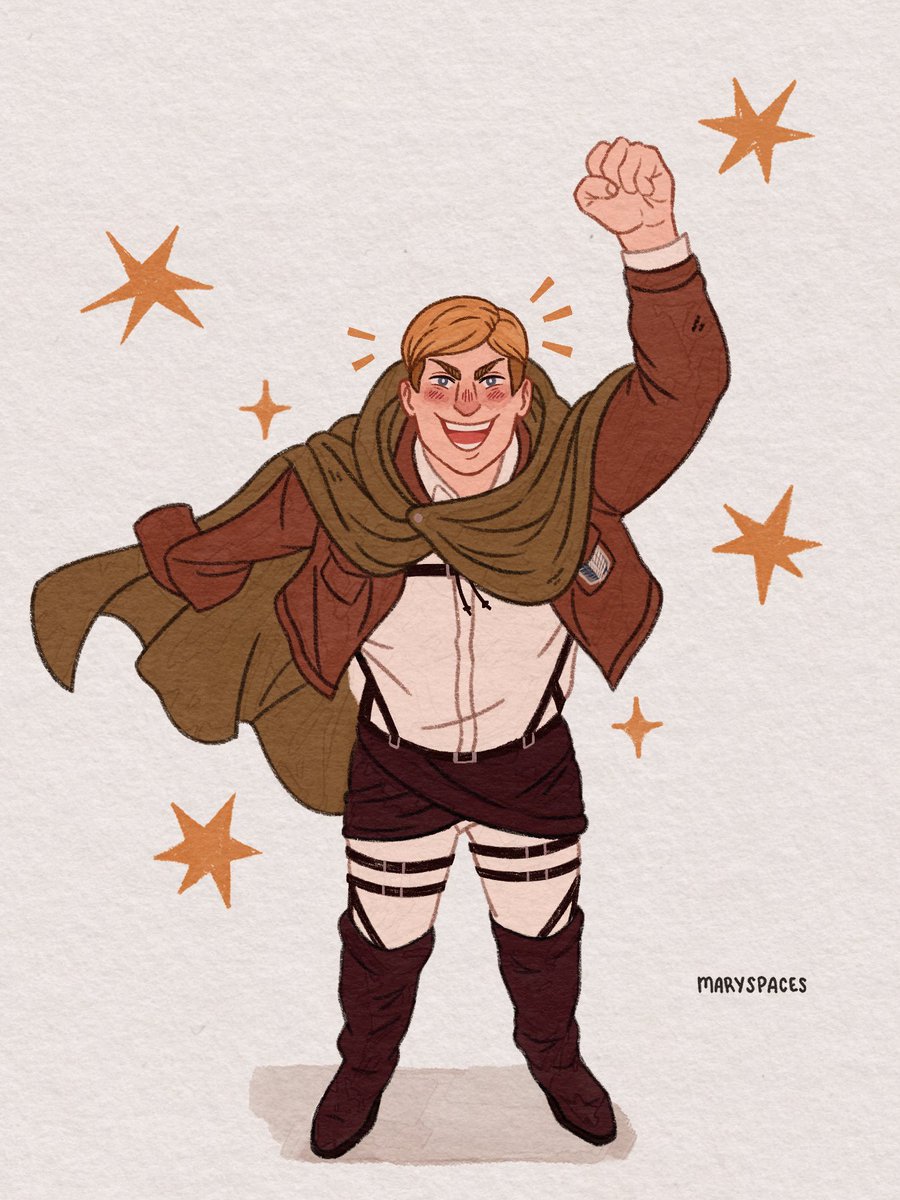 Marilyn ✨️ (@maryspaces) on Twitter photo Erwin Smith commission for <a href="/simping42d/">ErwinBrainRot</a> 🥺💖💖💖
It brings me so much joy when I draw snk commissions, specially if they’re my faves and Erwin looks so adorable 💖😭
#AttackOnTitan #ErwinSmith #snk Erwin Smith commission for <a href="/simping42d/">ErwinBrainRot</a> 🥺💖💖💖
It brings me so much joy when I draw snk commissions, specially if they’re my faves and Erwin looks so adorable 💖😭
#AttackOnTitan #ErwinSmith #snk