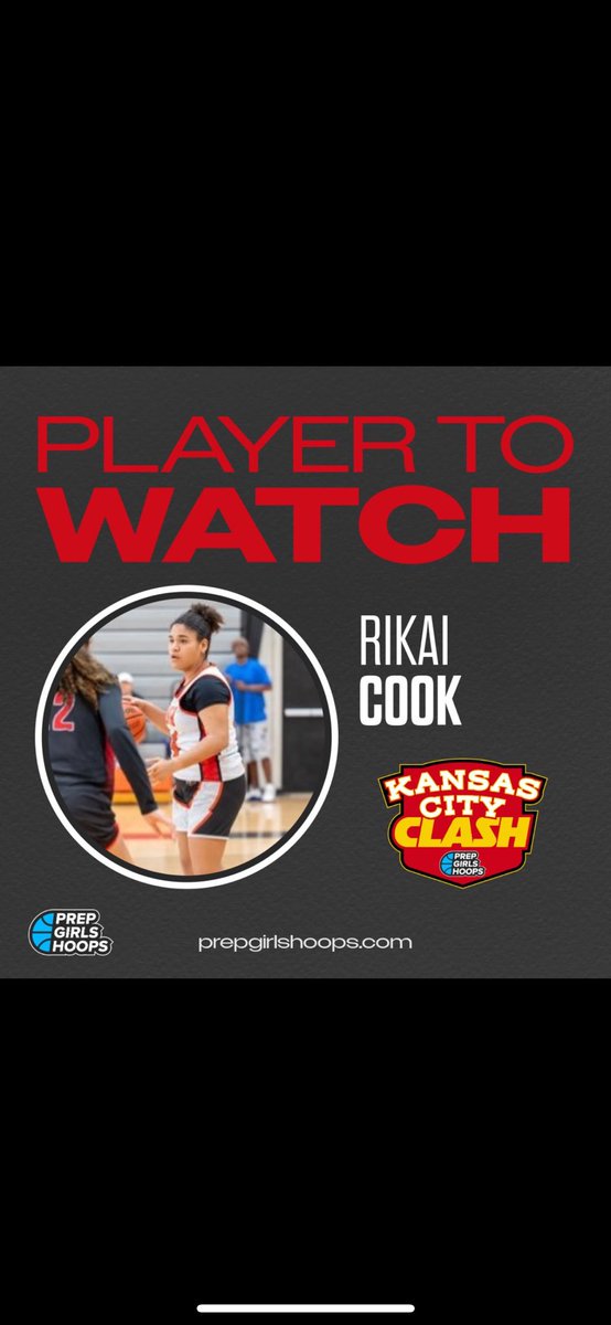Rikai Cook (@rikaicook) on Twitter photo Come watch me and my team play in the <a href="/PrepGirlsHoops/">Prep Girls Hoops 🏀</a> KC Clash this weekend! #BeElite <a href="/KansasEliteWBB/">Kansas Elite WBB</a>
Thank you <a href="/PGHCircuit/">Prep Girls Hoops Circuit 🏀</a> <a href="/PGHKansas/">Prep Girls Hoops Kansas</a> for the shoutout! Come watch me and my team play in the <a href="/PrepGirlsHoops/">Prep Girls Hoops 🏀</a> KC Clash this weekend! #BeElite <a href="/KansasEliteWBB/">Kansas Elite WBB</a>
Thank you <a href="/PGHCircuit/">Prep Girls Hoops Circuit 🏀</a> <a href="/PGHKansas/">Prep Girls Hoops Kansas</a> for the shoutout!