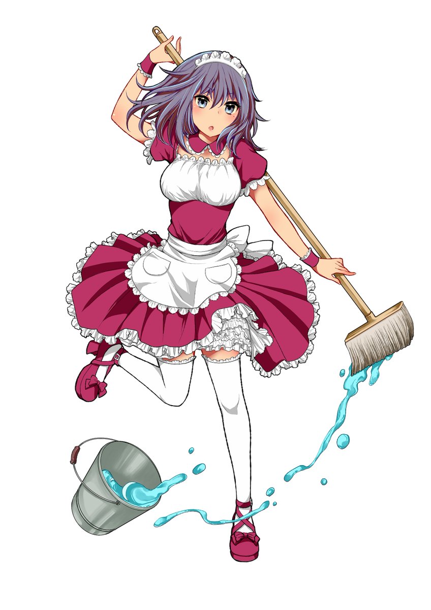 「今日は #メイドの日 らしいです! 」|此ノ木よしるのイラスト
