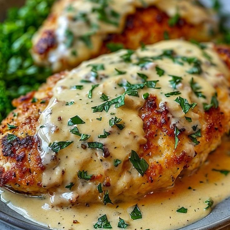 Crispy Chicken in Creamy Garlic Parmesan Sauce 🍗🧄 So easy, so good👍
Full Recipe: durl.ca/QDNNK